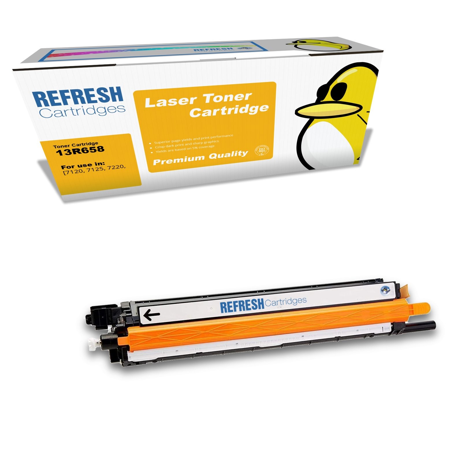 Refresh Cartridges Yellow Drum 013R00658 Compatible With Xerox Printers