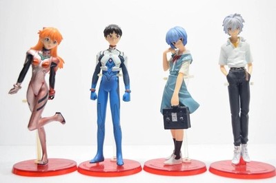 Evangelion Portraits Figur Shinji Rei Asuka Kaworu 4 Stück Lot Official