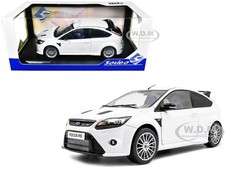 2009 FORD FOCUS RS MK2 FROZEN WHITE 1/18 DIECAST MODEL CAR BY SOLIDO S1813102