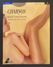 Charnos Light Fantastic Sheer & Clear Tights, Large, Bronze, 7 Denier 