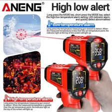 Infrared Thermometer -50~600℃ Digital Temperature Meter Non-contact Pyrometer Te