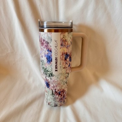 Stanley x Calia 40 oz Quencher H2.0 Flowstate Tumbler Olive Eden Floral Limited