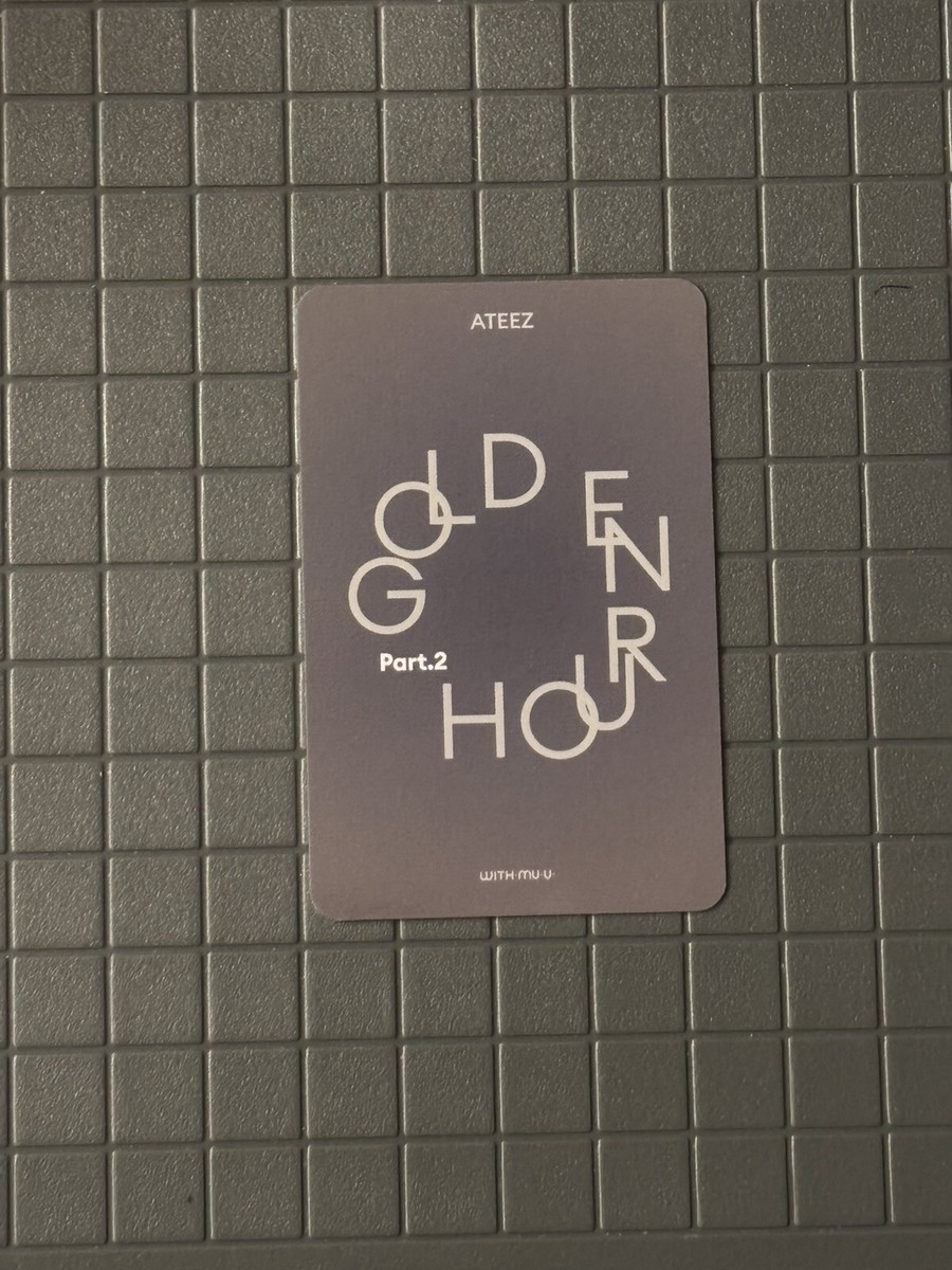 ATEEZ Golden Hour Part.2 Withmuu Lucky Draw Photocard TOOTH DOLL