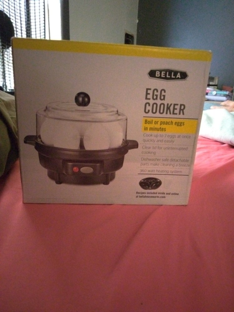 Bella Electric Egg Cooker for Perfect Soft Medium or Hard Boiled Eggs  