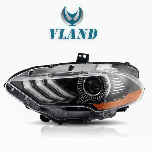 For 2018-2022 Ford Mustang LED Projector Headlights Front Right Passenger Side - Picture 2 of 8