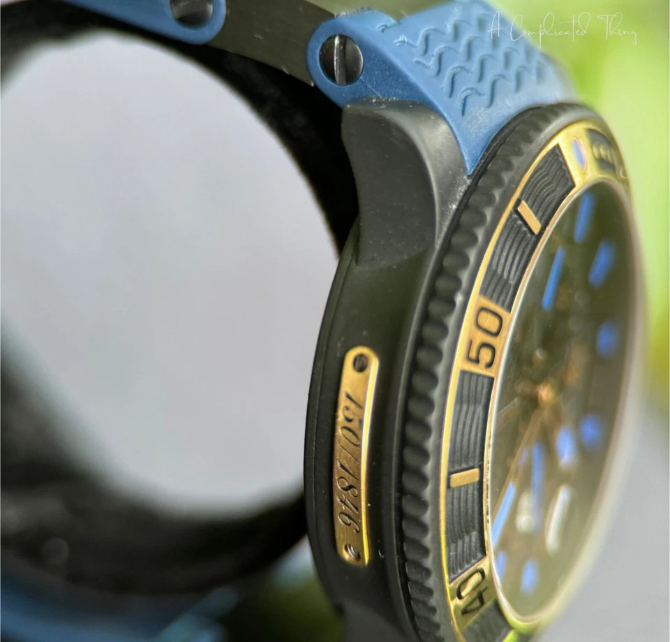 Ulysse Nardin Diver Black Sea Marine розовое золото ограниченный выпуск рекомендуемая розничная цена производителя 25 000 долл. США - Изображение 4 из 4