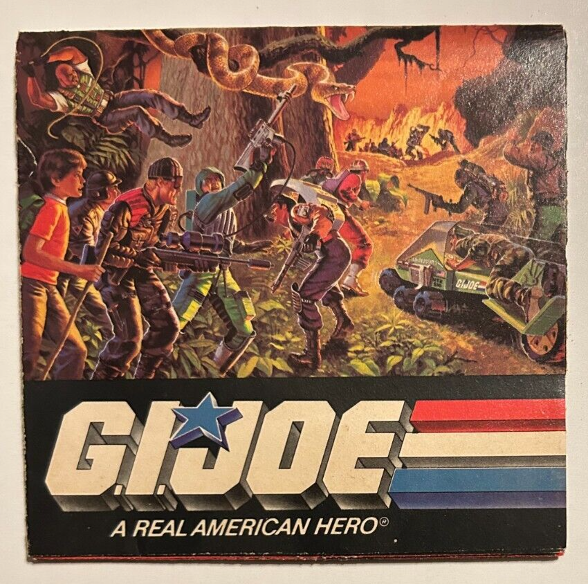 G I JOE Action Figure / Accessories INSERT Fold Out CATALOG POSTER