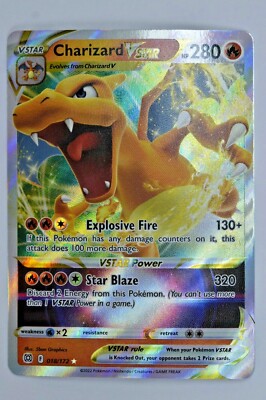 2022 POKEMON BRILLIANT STARS CHARIZARD VSTAR 018/172 | eBay