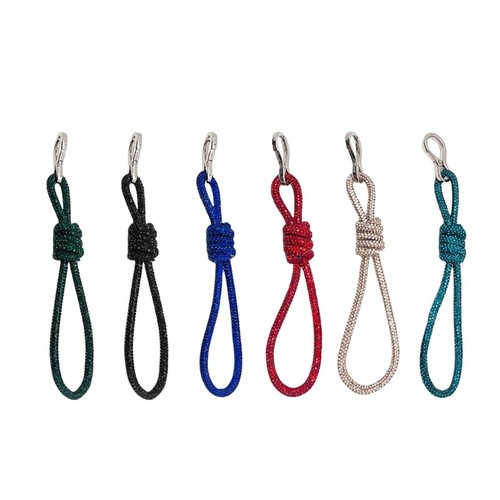 Shimmering Diamonds Encrusted Phone Rope Pendant for Handbag Keyring Decoration - 第 1/14 張圖片