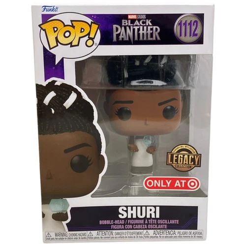 Figura Bobblehead Vinilo Funko Pop Black Panther Shuri #1112 Marvel Target Legacy