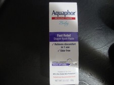Aquaphor Baby Healing Paste Fast Relief Diaper Rash Paste 3.5 oz