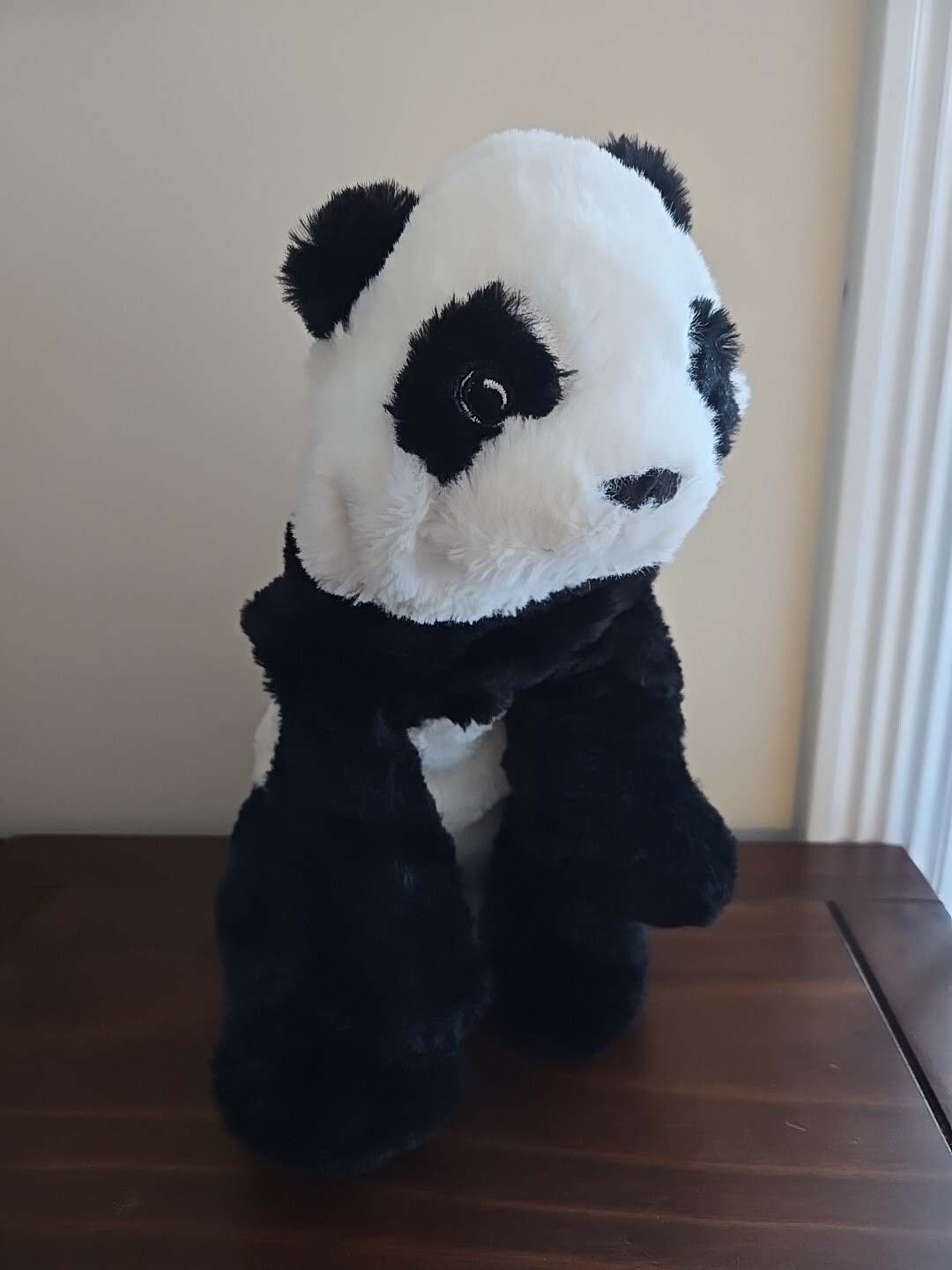 12-inch IKEA KRAMIG Plush Panda Stuffed Animal Toy Soft Black White Bear