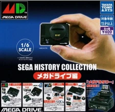 Sega History Collection MegaDrive Miniature set of 4 Gashapon Capsule Toys Gacha