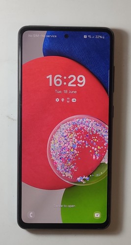 Samsung Galaxy A52S 5G SM-A528B/DS Black 128GB Unlocked #457A - 第 1/4 張圖片