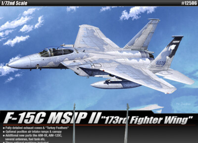 McDonnell Douglas F-15C Eagle MSIP II 173th FW - Academy - 12506 - 1:72