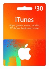 $30 iTunes Gift Card