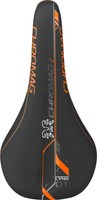 Chromag Lynx Dt Saddle: Synthetic Cover, Black And Tight Orange on sale Chromag Lynx Dt Saddle: Synthetic Cover, Black And Tight Orange on sale
