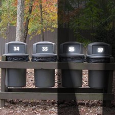 Reflective Vinyl Decals Numbers 0-9 - 5 Sets Die Cut Stickers - VWAQ RFTC2