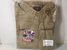 Vintage Coleman Outdoors 2XLT Mens Long Sleeve Button Down 2 Chest Pockets NOS