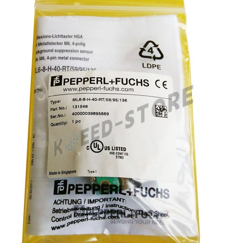1PCS New PEPPERL + FUCHS ML6-8-H-40-RT/59/95/136 Photoelectric Switch - Picture 5 of 5