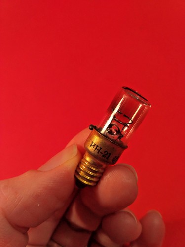 IN-21 IN21 ИН-21 nixie tubo de neón pantalla dígito reloj punto punto de colección NUEVO DE LOTE ANTIGUO RARO - Imagen 4 de 9