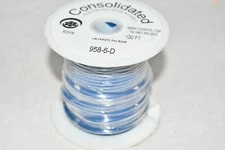NEW Consolidated Electronic Wire & Cable 958-6-D 14 19x27 TXL Blue Wire 100Ft 