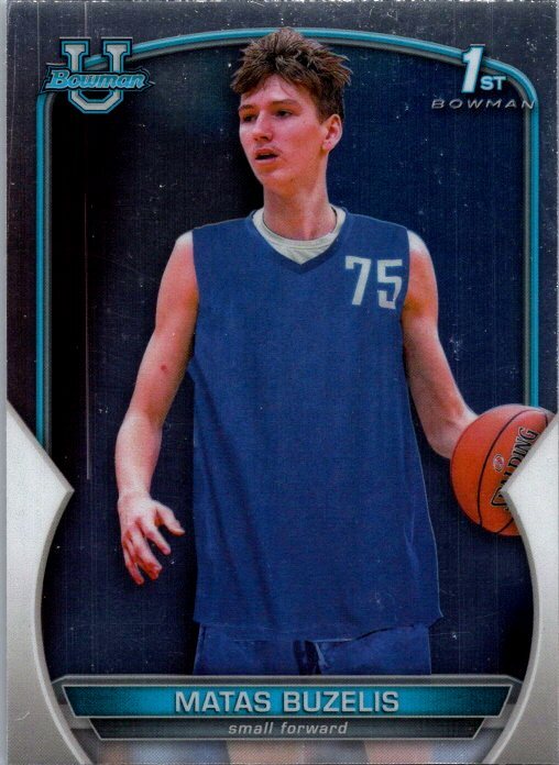2022-23 Bowman University Chrome #84 Matas Buzelis