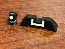 Glock Front Sight 6956 + Glock Rear Sight 6.1mm Polymer 17 19 26 23 22 34 35 17L