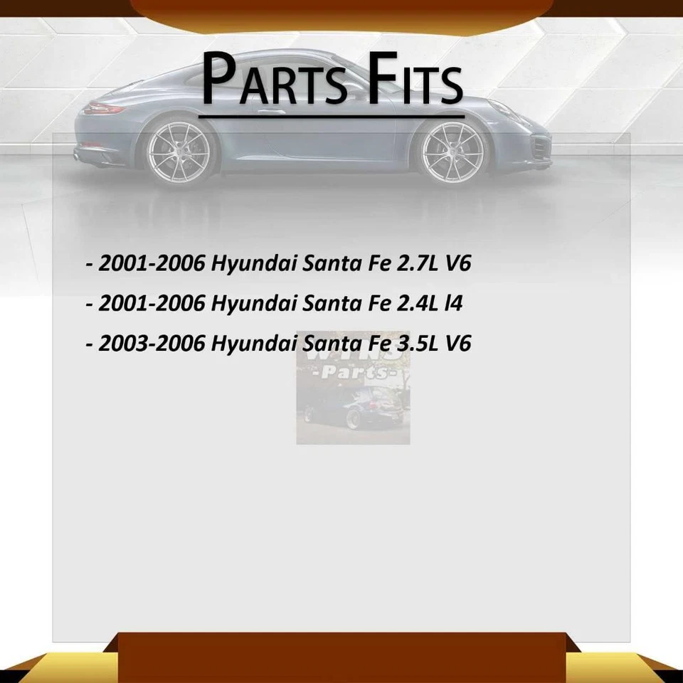 2 передних нижних рычага управления для Hyundai Santa Fe 2001 2002 2003 2004 2005 2006 - Изображение 2 из 4