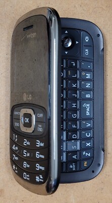 LG Octane VN530 - Brown and Silver ( Verizon ) Flip Keyboard Phone