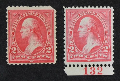 CKStamps: US Stamps Collection Scott#266 Unused Regum #267 Mint NH OG Tiny Tear