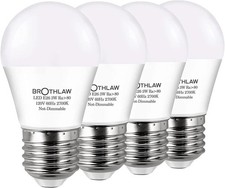 25 Watt Equivalent Light Bulbs A15 LED Bulb 3W E26 Base 2700K Warm White 4 Pack