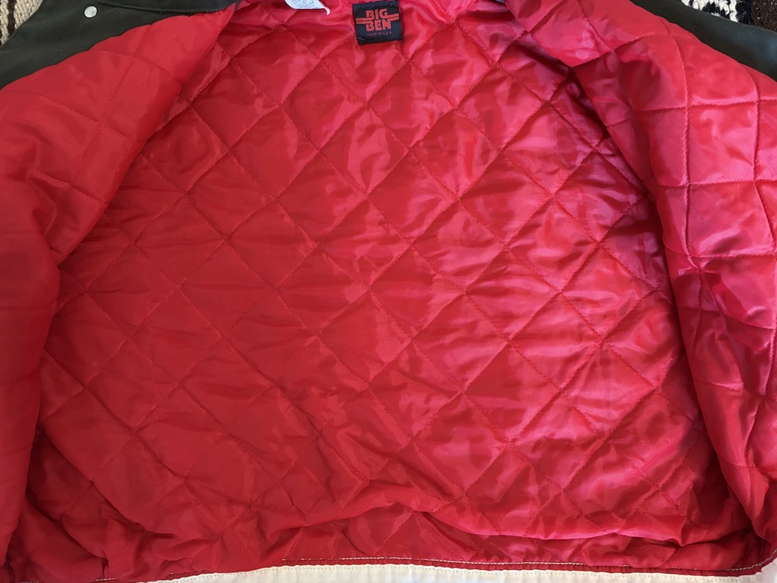 Vtg Green Big Ben Detroit style jacket (Large 42/44) Grunge, Workwear - product detail image 3