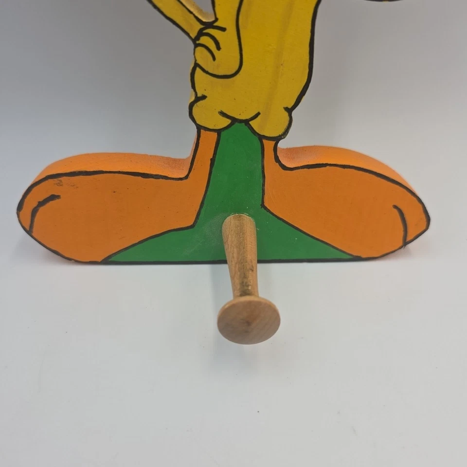 Percha individual de madera vintage de piolín para pájaros Foto 2 de 4