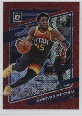 2021-22 Panini Donruss Optic Choice Red Prizm 2/88 Donovan Mitchell #45 o7m