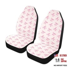 Burbuja Pink Bow Front Car Seat Cover, Breathable Car Seat Protectors