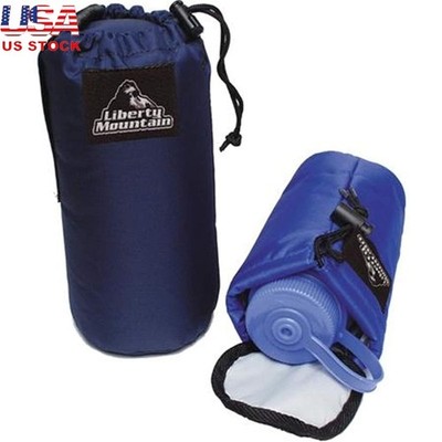 Foam Insulated Bottle Carrier 32oz Nalgene W/ Drawstring Closure & Webbing Loop