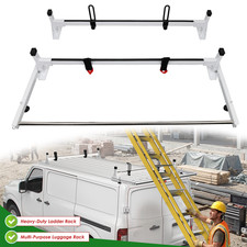 2 Bar Van Roof Rack With Rear Roller For 2011-2025 Nissan Nv 1500 2500 3500