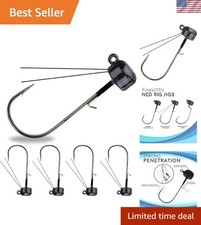 1/8 Oz Tungsten Ned Rig Mushroom Heads - Versatile Fishing Jigs for All Species