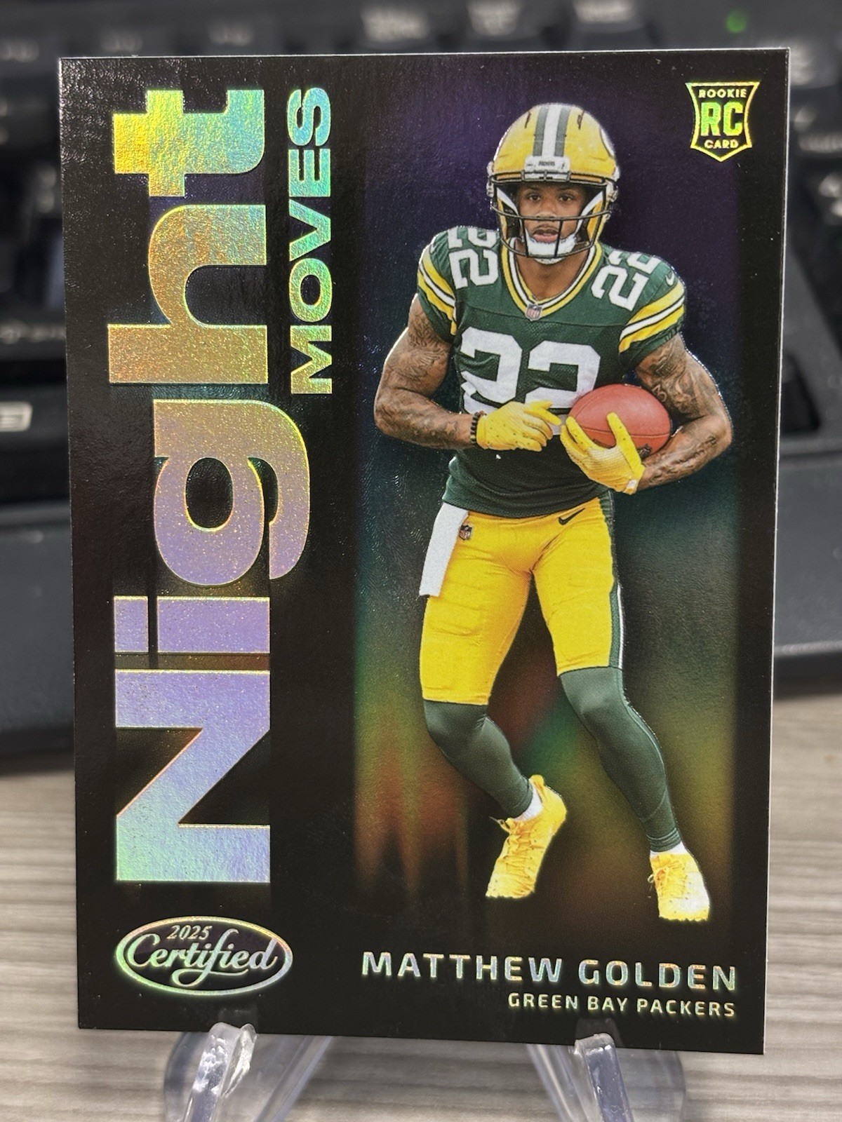 2025 Panini Certified Night Moves Matthew Golden (RC) #NMS-MGN Case Hit Rookie