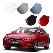 Front Bumper Tow Hook Cover Towing Eye Cap Fit for Unpainted left driver side