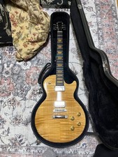 Gibson Les Paul Push Tone E-Gitarre Flame Maple Lack Ebenholz