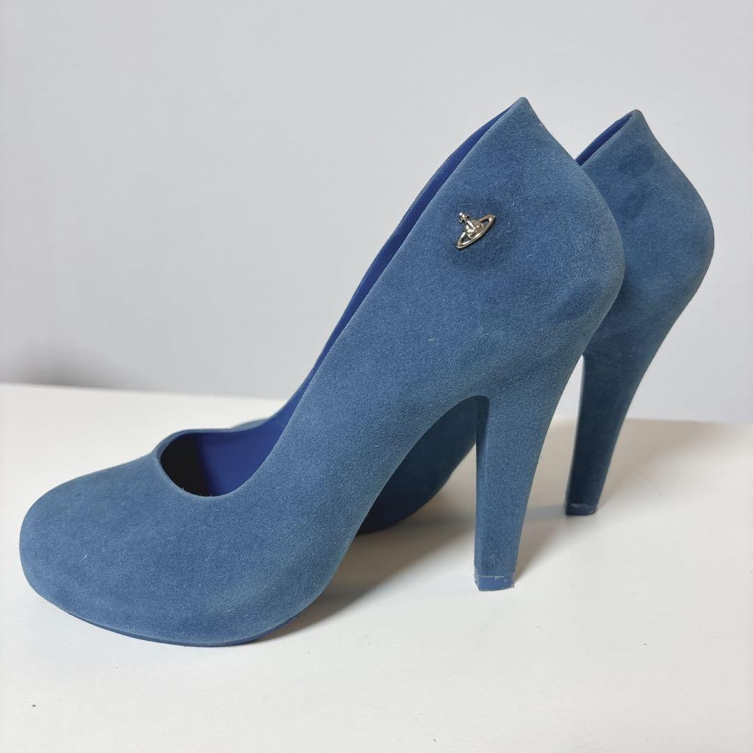 Rare Vivienne Westwood Anglomania Melissa Heel Pumps Navy US 6 | eBay