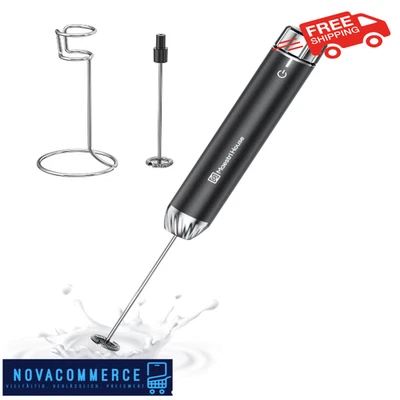 Maestri House Wiederaufladbarer Milchaufschäumer mit stufenloser