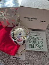 1974 WALLACE SILVER PLATE SLEIGH BELL