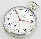 Antique OMEGA 15 Jewel Silveroid Open Face Pocket Watch  - Cal 38.5L T1