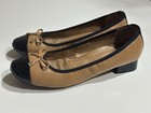 Vionic Womens Mod Daphne Tan Leather with Black Accent Pumps Size 10 — photo 1