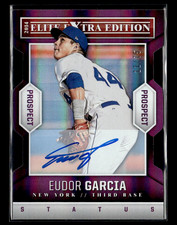Eudor Garcia 2014 Elite Extra Edition Purple Status Die Cut Auto 11/75 #41
