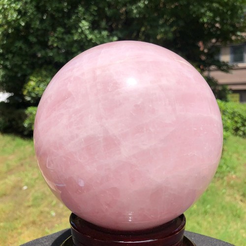 3660g Natural Hermosa Bola de Cristal Rosa Cuarzo Cristal Esfera Curación 1602 - Imagen 7 de 19