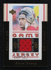 1996 Upper Deck Game Jersey Steve Young #GJ8 HOF